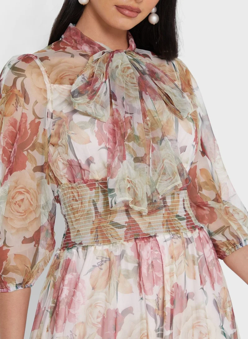 Khizana Floral Printed Dress