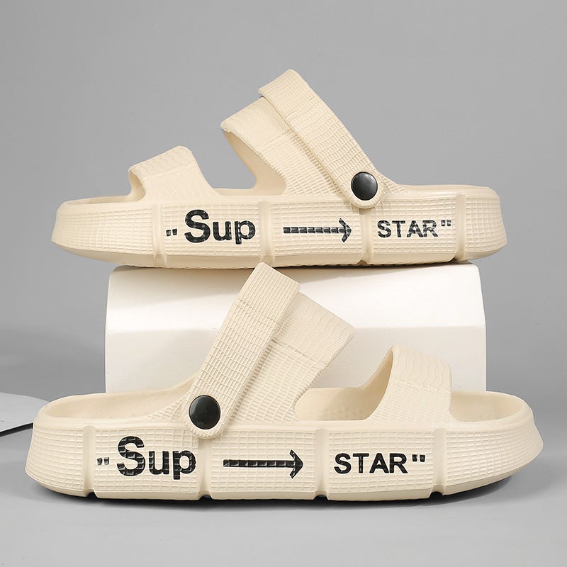 Sandals Men'S Summer Outer Wear Trendyy Boys Wading Outdoor Sports Non-Slip Anti-Odor Driving Dual-Use Beach Sandals - Image 3