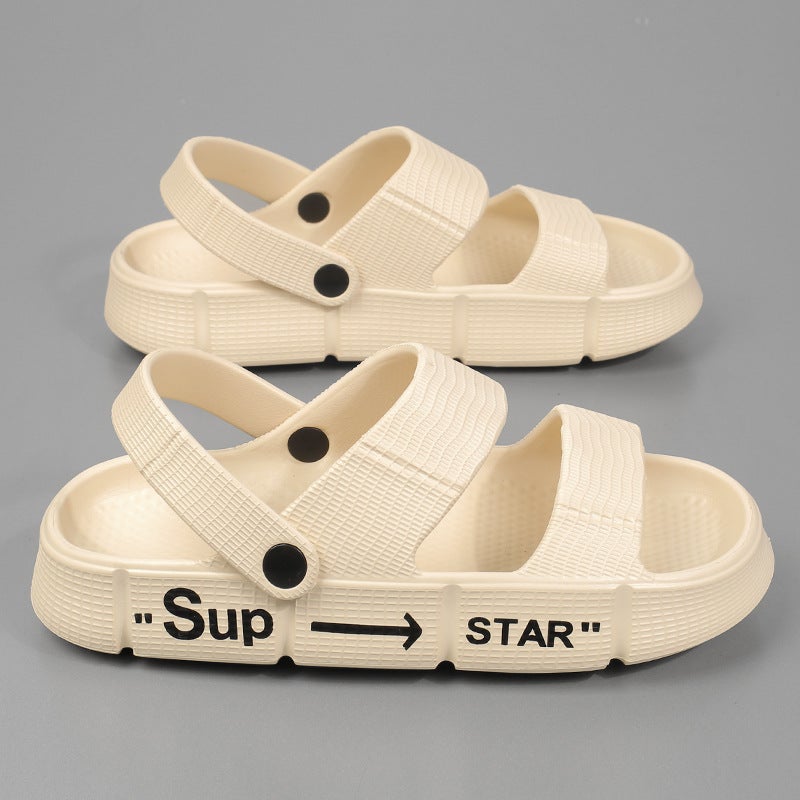 Sandals Men'S Summer Outer Wear Trendyy Boys Wading Outdoor Sports Non-Slip Anti-Odor Driving Dual-Use Beach Sandals - Image 2