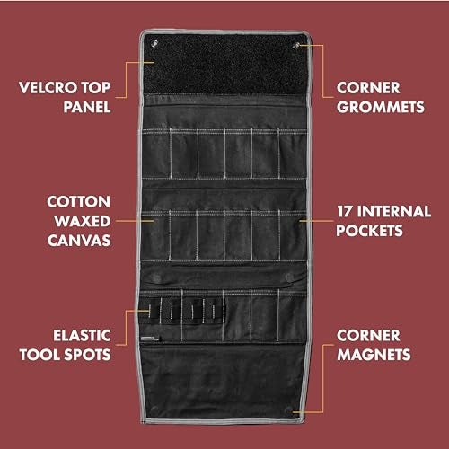 Knafs - Burrito Grande Knife Storage Roll - Large Hanging Expandable Bag with Straps - Image 2