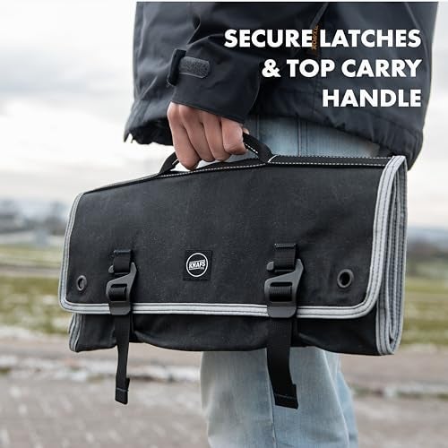 Knafs - Burrito Grande Knife Storage Roll - Large Hanging Expandable Bag with Straps - Image 3