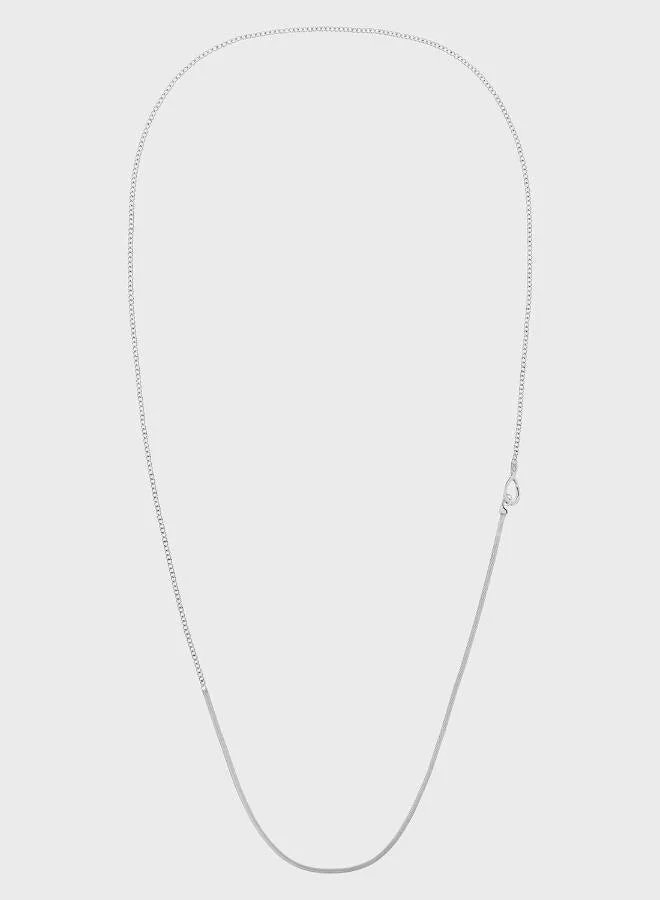 Calvin Klein  Ck Flow Chain Necklace in Stainless Steel - 35000592 for Women | Best Price UAE