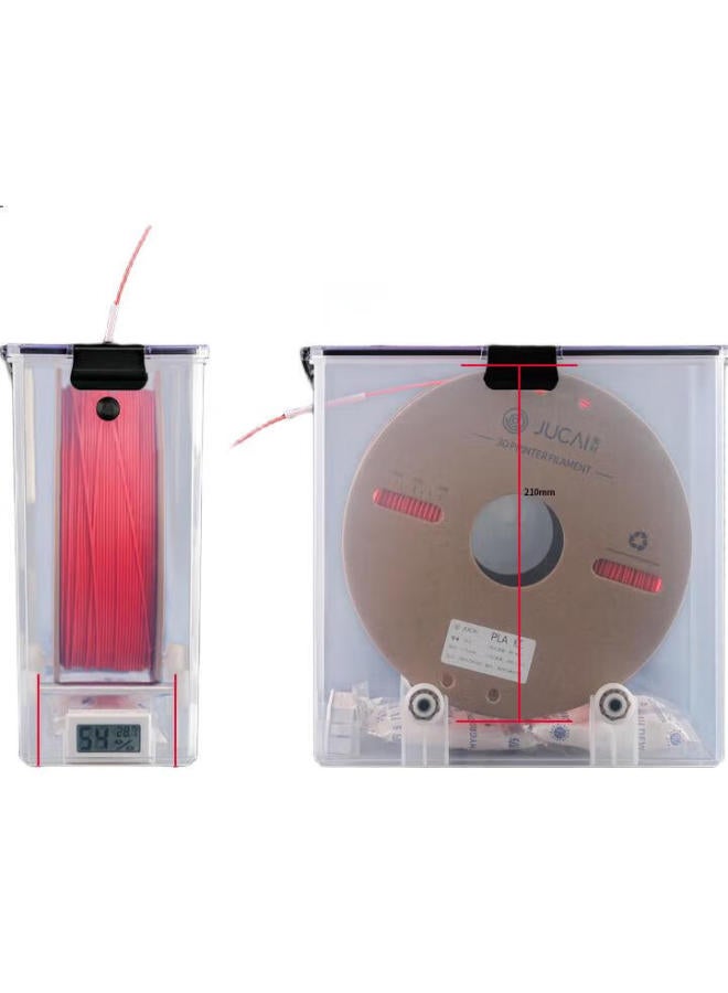 Odd Leaves Qiyie 3D Printer Filament Drying Box Pla Sealed Dustproof Moisture-Proof Drying Box For Tuo Zhu Chuangxiang 3D Printer Filament 1Kg Spool Universal - Image 3