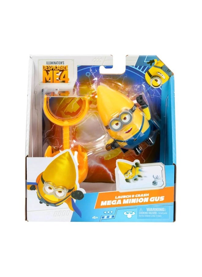 Despicable Me - Despicable Me 4 Mega Minion Launch & Crash Gus Figure (10 cm) - Image 1