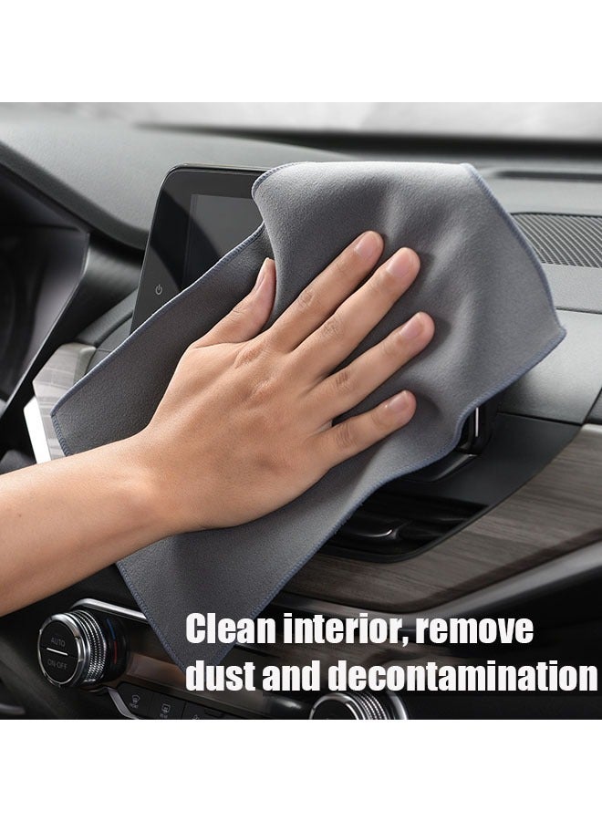 2 PCS Car Wash Towel Absorbent Clean and Dry Coral Velvet Suede Double Sided Thickened Changan Special(20*30cm/30*60cm)  - Image 3