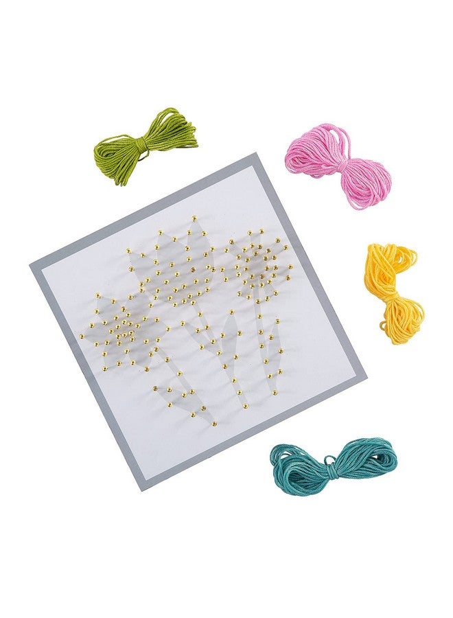 Fun Express Spring Flowers String Art Craft - Image 2