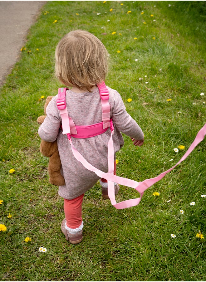Clippasafe Padded Harness And Reins - Giraffe Bear Motif  - Image 3