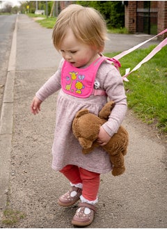 Clippasafe Padded Harness And Reins - Giraffe Bear Motif  - Image 2