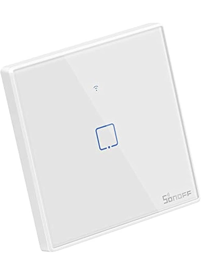 SONOFF Tx T2Uk1C Tx Uk Plug 1 Gang Way Wifi Smart Touch Light Switch Glass Panel Switch