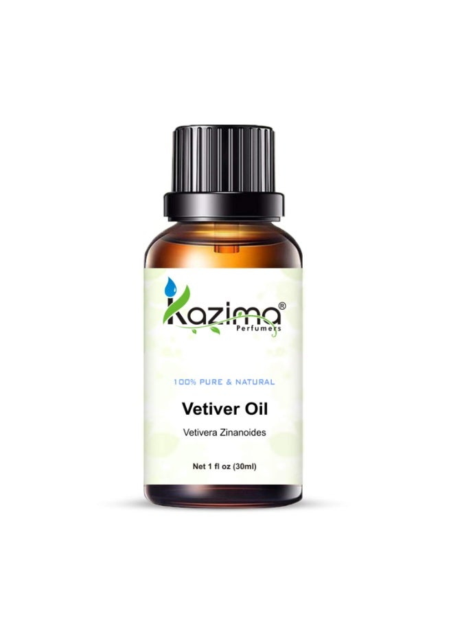 KAZIMA Vetiver Essential Oil - 100% Pure Natural & Undiluted For Skin care & Hair care (30ml) - Image 2