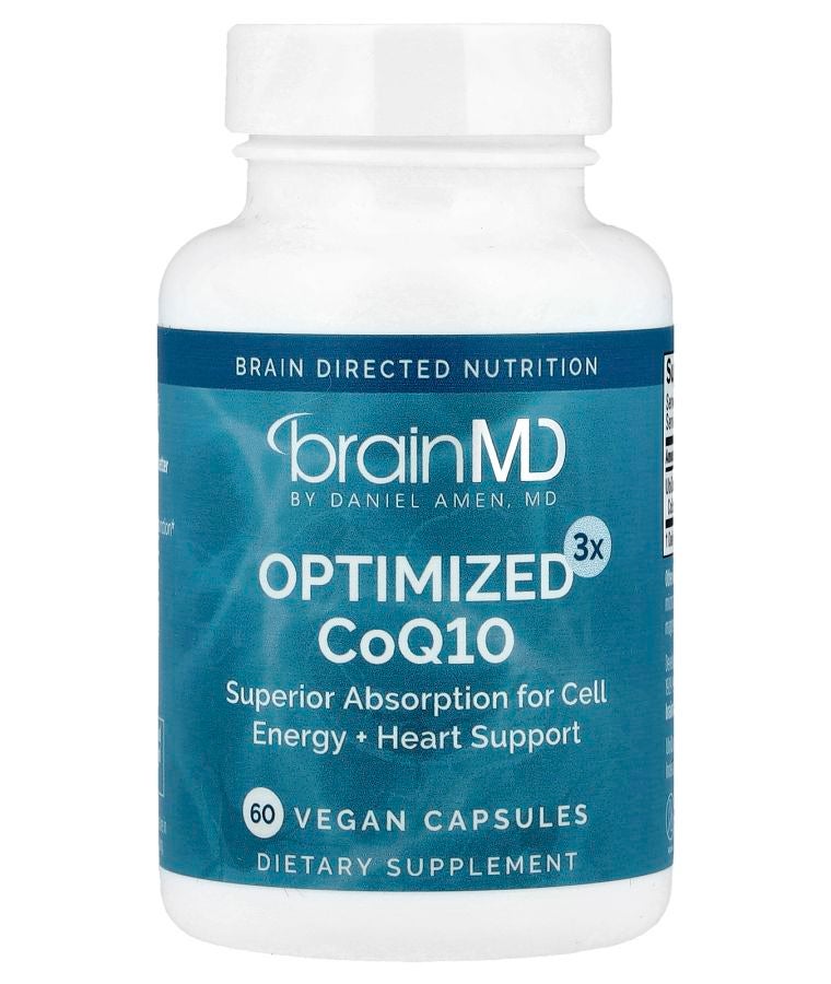 BRAINMD Optimized3x CoQ10 60 Vegan Capsules