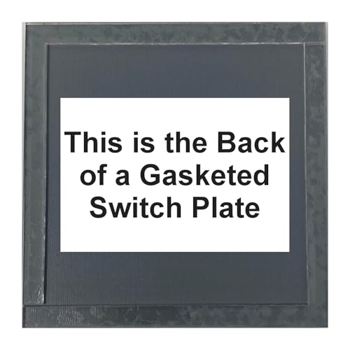 Mirart GlassAlike® Double Toggle/Switch | Premium 3/16" Thick Acrylic Mirror Wall Plate Cover with Gasket/Frame for Flush Mount | Oversized 5¼" x 5¼" | Looks Like Glass Mirror Only Better - Image 3