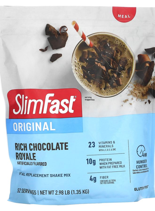 Original Meal Replacement Shake Mix Rich Chocolate Royale 2.98 lb (1.35 kg)