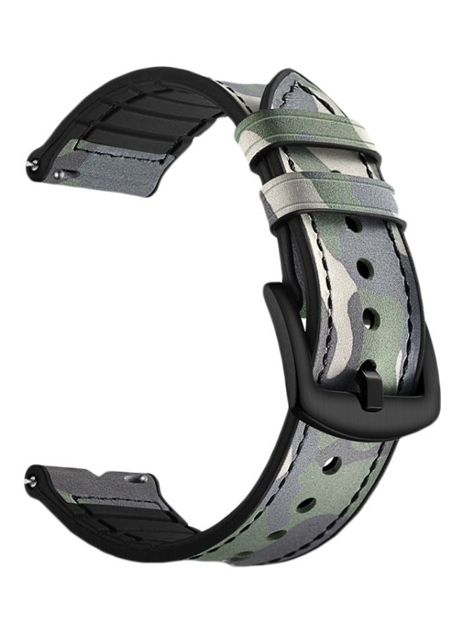 NIBEMINENT Replacement Band For Smartwatch Camouflage Green  - Image 1