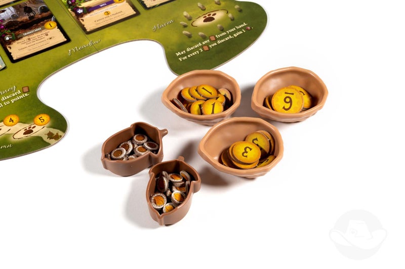 Starling Games Everdell Deluxe Resource Vessels 2Nd Edition | Themed Containers & Card Holders | Accessory Pack For Everdell Base Game & Expansions | Includes 10 Unique Vessels  3 Leaf Card Holders - Image 3
