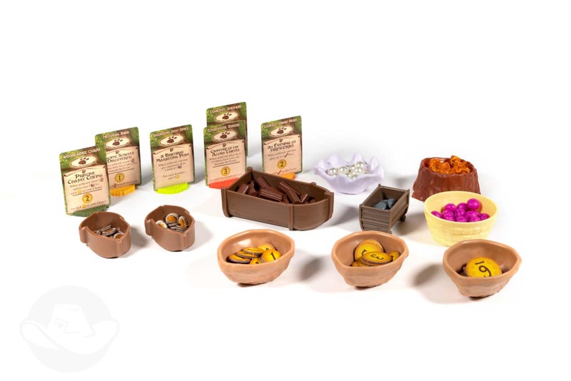 Starling Games Everdell Deluxe Resource Vessels 2Nd Edition | Themed Containers & Card Holders | Accessory Pack For Everdell Base Game & Expansions | Includes 10 Unique Vessels  3 Leaf Card Holders - Image 5