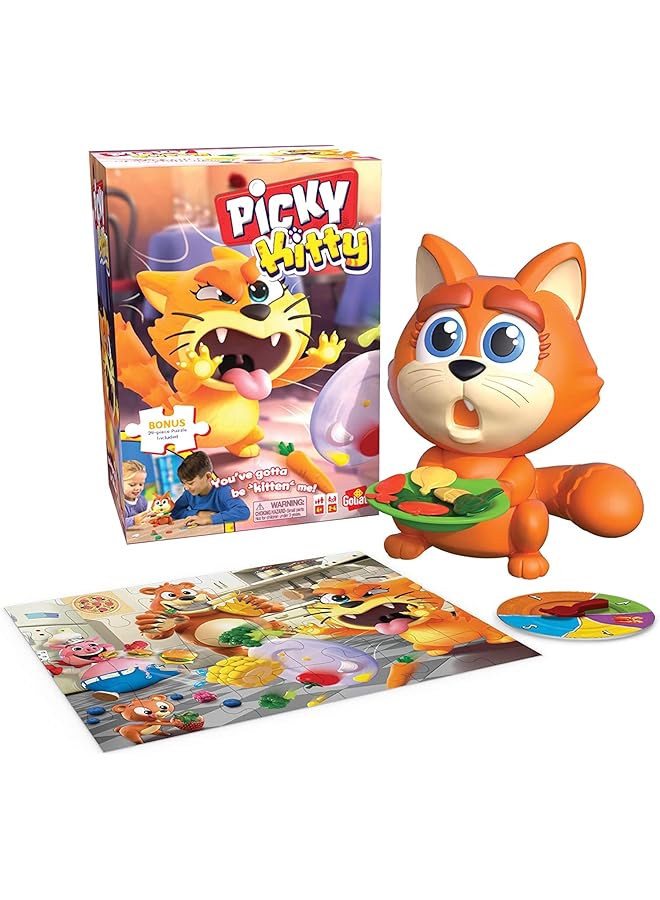 Goliath Picky Kitty The Feed The Kitty His Veggies Before He Flips His Plate Game - Image 1