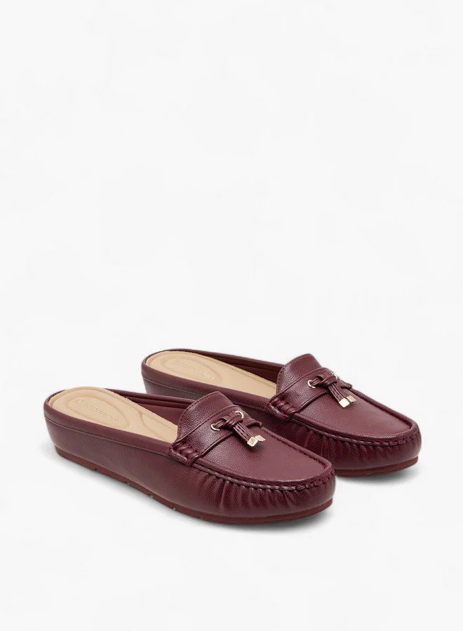 لو كونفورت Textured Slip-On Mules
