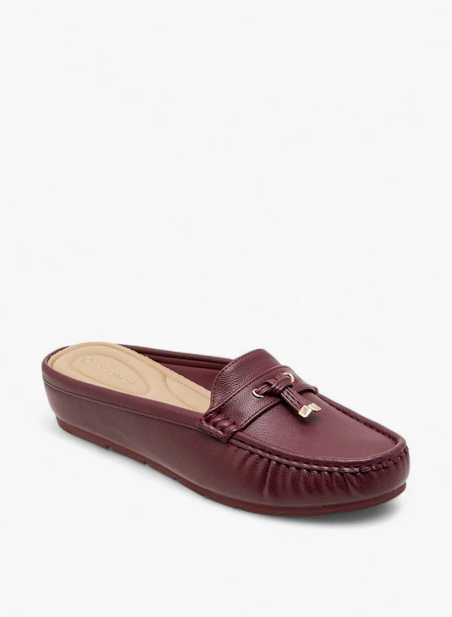 لو كونفورت Textured Slip-On Mules