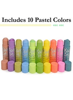 The Pencil Grip Kwik Stix Solid Tempera Paint Pens Pastel Colors Super Quick Drying 10 Pack Tpg680  - Image 4