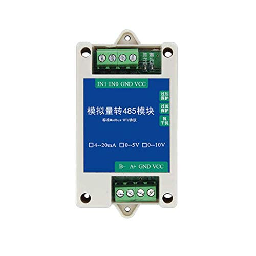 Taidacent 10/12 Bit AD Multi Channel 4-20Ma 0-5V 0-10V PLC Analog I/O Input to RS485 Modbus RTU TCP Converter Module (0-10V) - Image 1