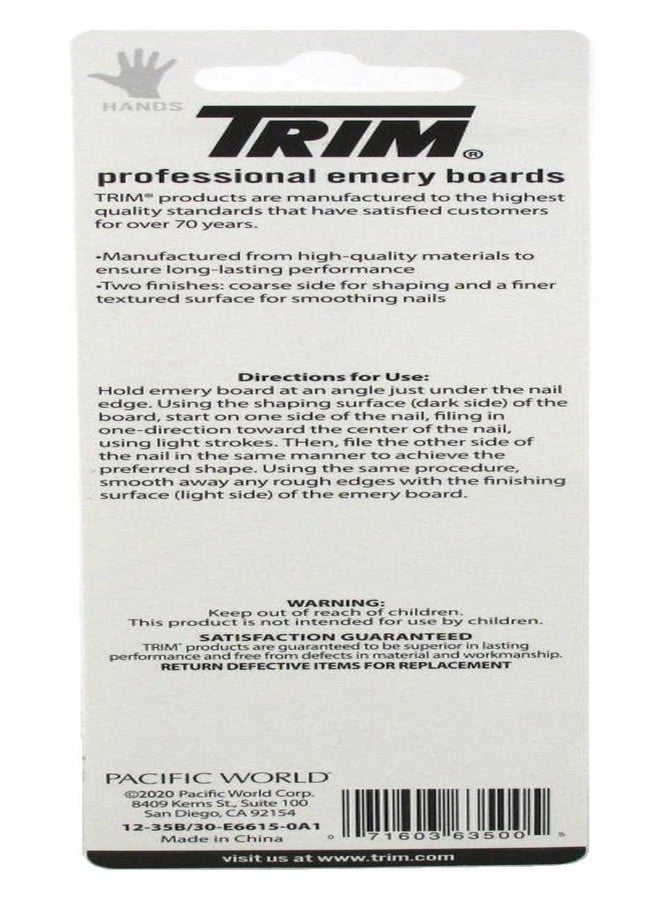 Trim Emery Boards Lg 7'S Size Ea Trim Emery Boards - Image 2