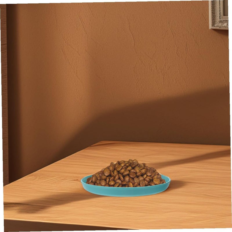 8pcs Plastic Cat Food Bowls Flat Shallow Pet Feeding Dishes Whisker Friendly for Kittens and Short-Legged Cats Small Pet Wet Food Plates - Image 5
