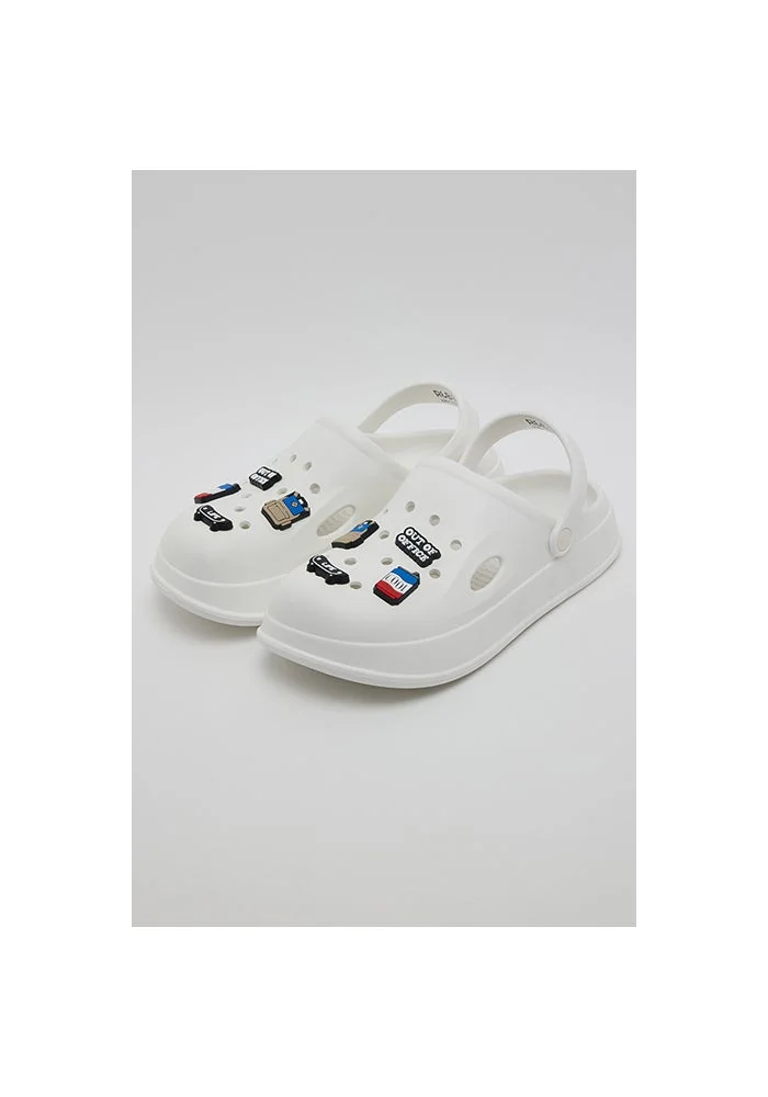 أر أند بي Charm Detail Slingback Clogs