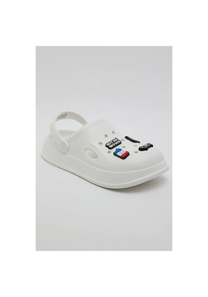 أر أند بي Charm Detail Slingback Clogs