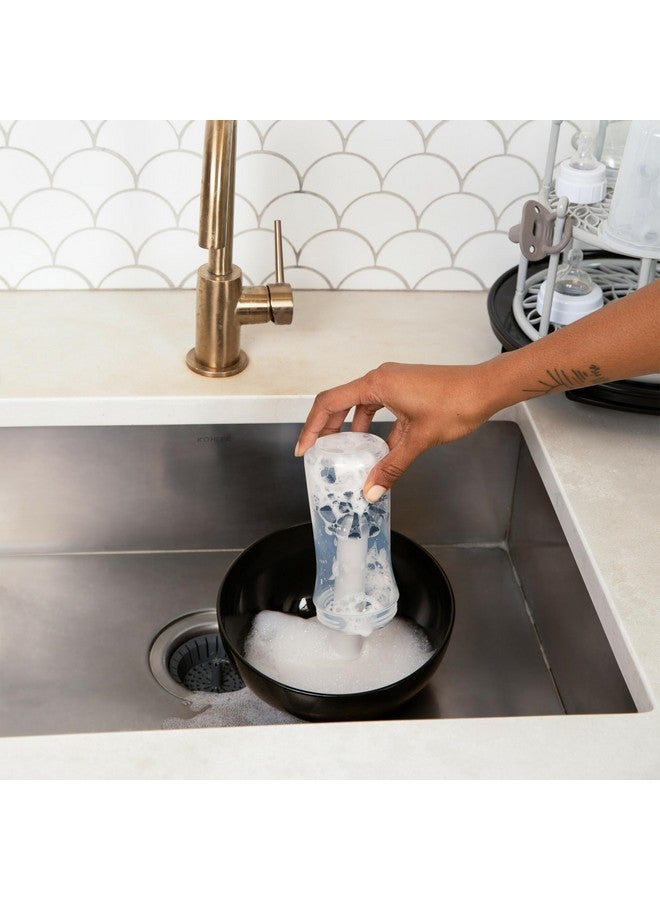 The First Years Suds Baby Bottle Washer - Includes Built-in Baby Bottle Brush - Baby Bottle Cleaner and Bottle Cleaning Brush - Image 2