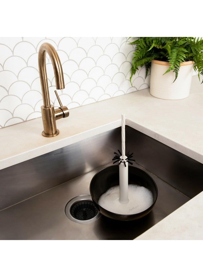 The First Years Suds Baby Bottle Washer - Includes Built-in Baby Bottle Brush - Baby Bottle Cleaner and Bottle Cleaning Brush - Image 4