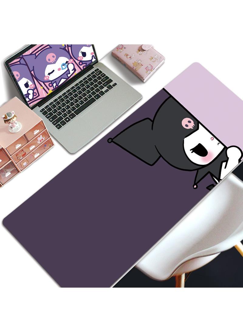 Loquat Kuromi Girls Gift Gaming Mouse Pad Extended Large Mat Desk Pad Stitched Edges Mousepad Long Mouse Pad And Non-Slip Rubber Base Mice Pad 800X300X4mm - Image 1