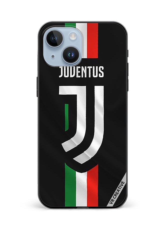 VR CREATIVE Protective Case Cover For Apple iPhone 15 Juventus Logo Design Multicolour - Image 1