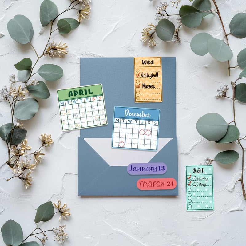 CHGCRAFT 4 Sheets 4 Styles Books Clear Stamps Labels Transparent Stamps Diary Silicone Clear Stamp Seals for DIY Scrapbooking Photo Album Decoration, 4.3Ã—6.3 inch - Image 5