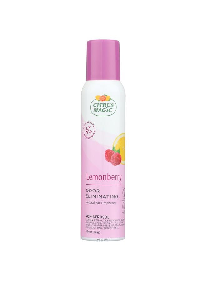 Citrus Magic Natural Odor Eliminating Air Freshener Spray, Lemonberry, 3-Ounce - Image 1