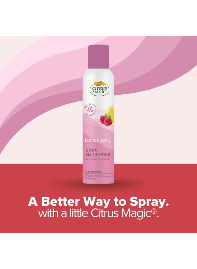 Citrus Magic Natural Odor Eliminating Air Freshener Spray, Lemonberry, 3-Ounce - Image 2