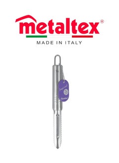 Metaltex Imperial Vegetable Peeler – Stainless Steel with Oval Handle, Dishwasher Safe