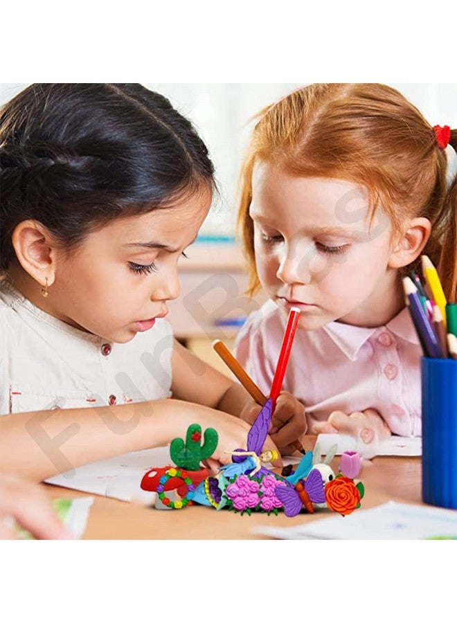 فنبلاست ممحاة فن بلاست للأطفال - ممحاة أميرة الجنية للأطفال، ممحاة أنيقة للأولاد والبنات، مجموعة أدوات مكتبية للأطفال، هدية عيد ميلاد للأطفال (عبوة من 13 قطعة؛ متعددة الألوان) - Image 5