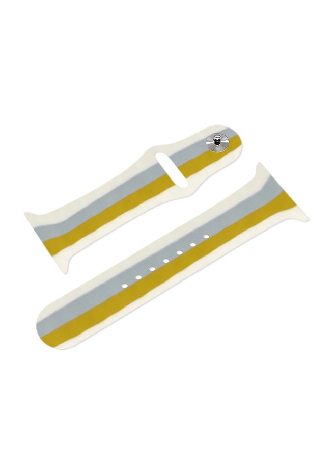 Apple Watch Band 49mm 45mm 44mm 42mm Stripe Silicone Replacement Band for iWatch Ultra2 Ultra Series 9/8/7/SE/6/5/4/3/2/1