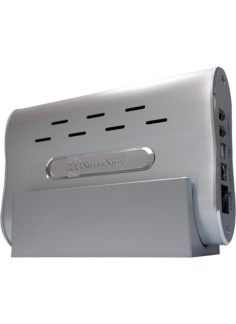 SilverStone Silverstone MS04 AllAluminum External 35 Hard Drive Enclosure Ehanced IDE ATAATAPI6 to USB 20 SSTMS04S 