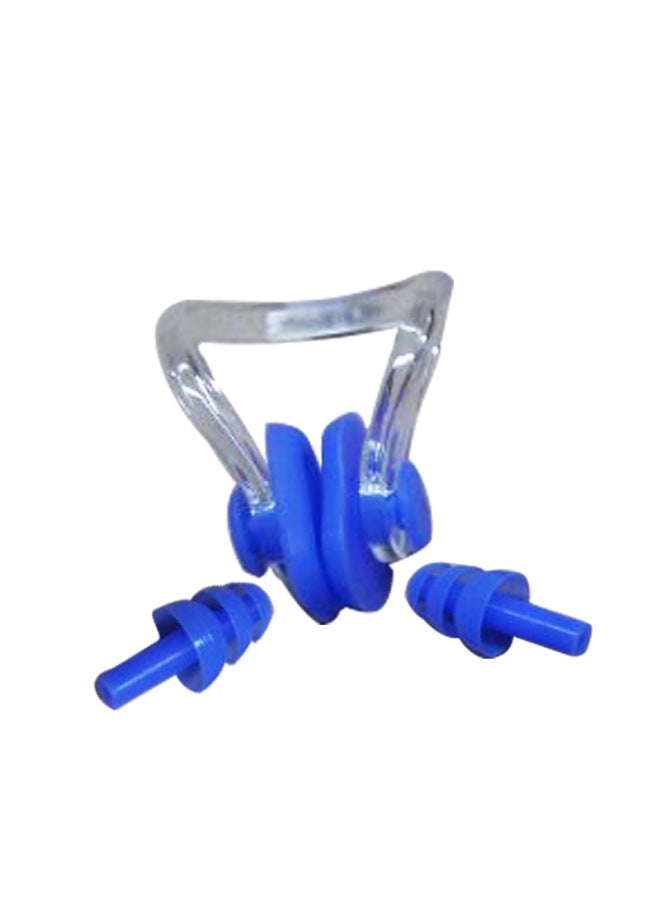 Generic W12 (oval Box) Swimming Silicone Earplug Nose Clip Set Swimming Equipment Manufacturers And Retail Soft-Color:W12-21 Rubber Powder - Image 3