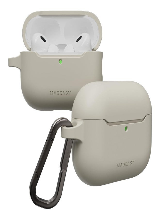 MAGEASY Designed for AirPods Pro 3 Case - Shockproof Protective Case for AirPods Pro 3, Stain-Resistant, Smooth & Skin-Friendly, Support Wireless Charging - Skin (Starlight) - Image 1