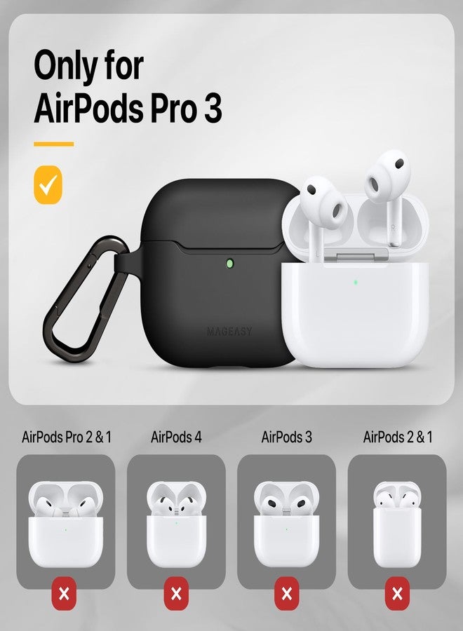 MAGEASY Designed for AirPods Pro 3 Case - Shockproof Protective Case for AirPods Pro 3, Stain-Resistant, Smooth & Skin-Friendly, Support Wireless Charging - Skin (Starlight) - Image 2