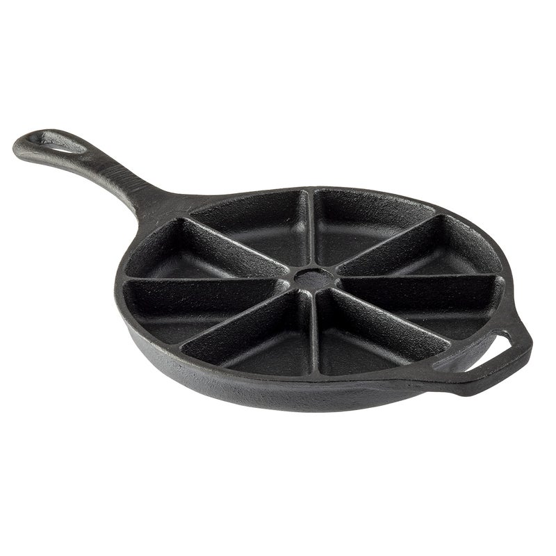 Tablecraft Round Corn Bread Skillet with Handle Cast Iron 875 dia x 15625 55 Handle