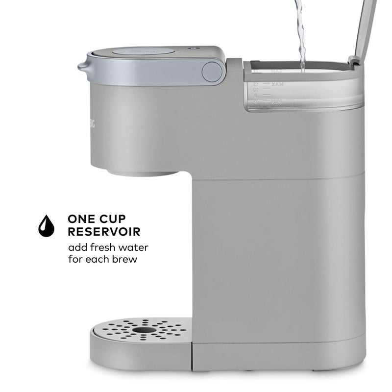 Keurig K-Mini Single Serve K-Cup Pod Coffee Maker, 6 to 12oz Brew size, with Cord Storage, Perfect for Small Spaces, Studio Gray - Image 5