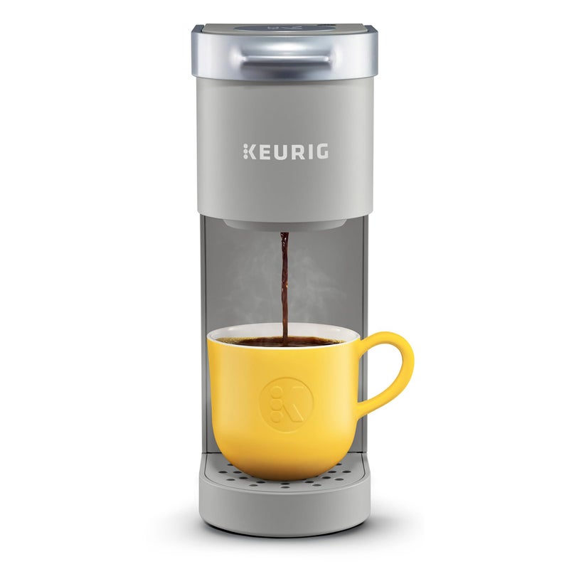 Keurig K-Mini Single Serve K-Cup Pod Coffee Maker, 6 to 12oz Brew size, with Cord Storage, Perfect for Small Spaces, Studio Gray - Image 1