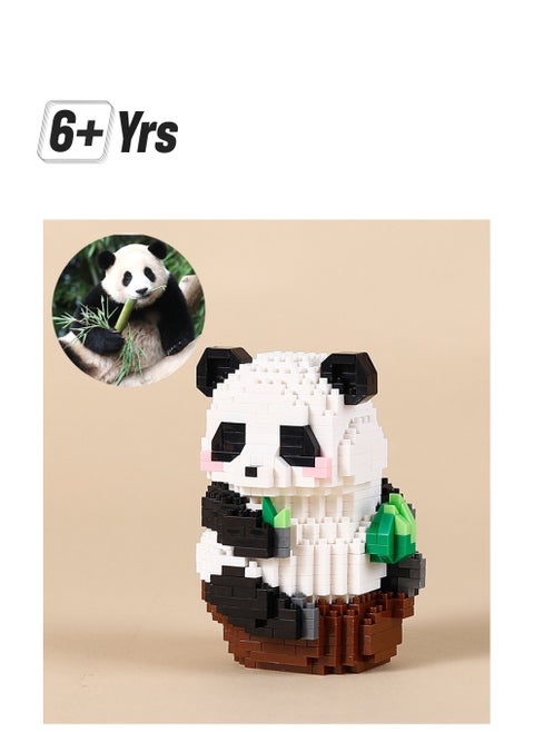 Panda Icons (Huahua Eating) Building Toy Set 6+ Years