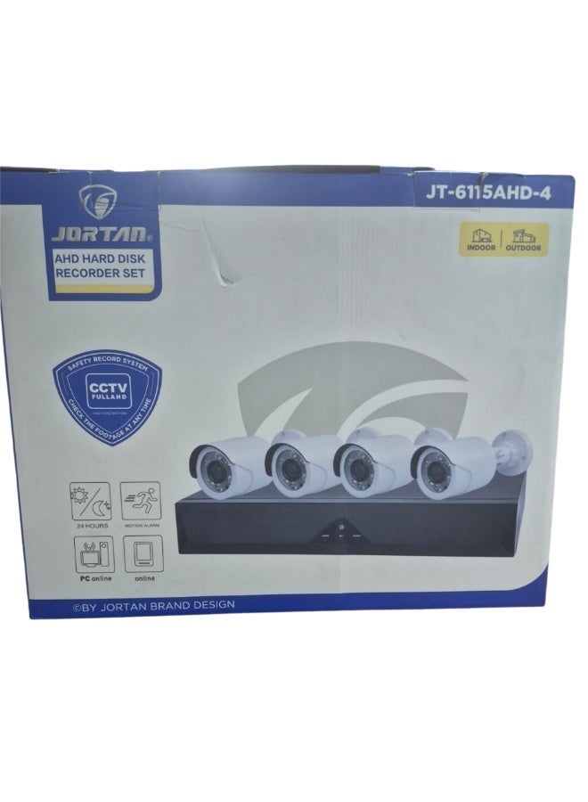 JORTAN JT-6115AHD-4 4-in-1 HD Analog AHD 1080P CCTV Security Camera, Waterproof Outdoor & Indoor Surveillance Camera, IR Night Vision, Metal Housing, Compatible with AHD/TVI/CVI/CVBS DVR Systems - Image 3