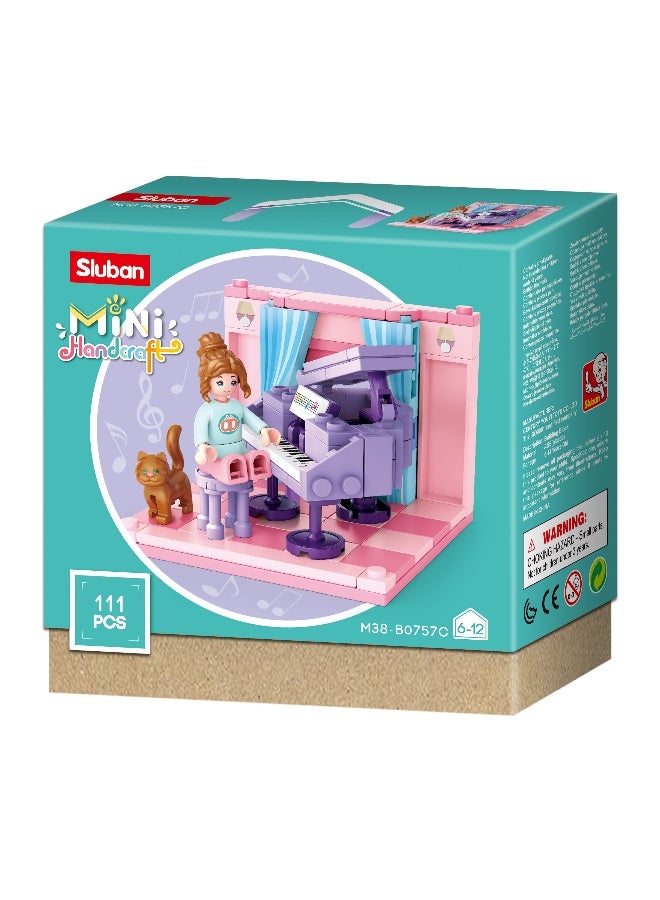 Sluban Small Exercise Room Slide Assembly Set - 111 Pieces - Image 1