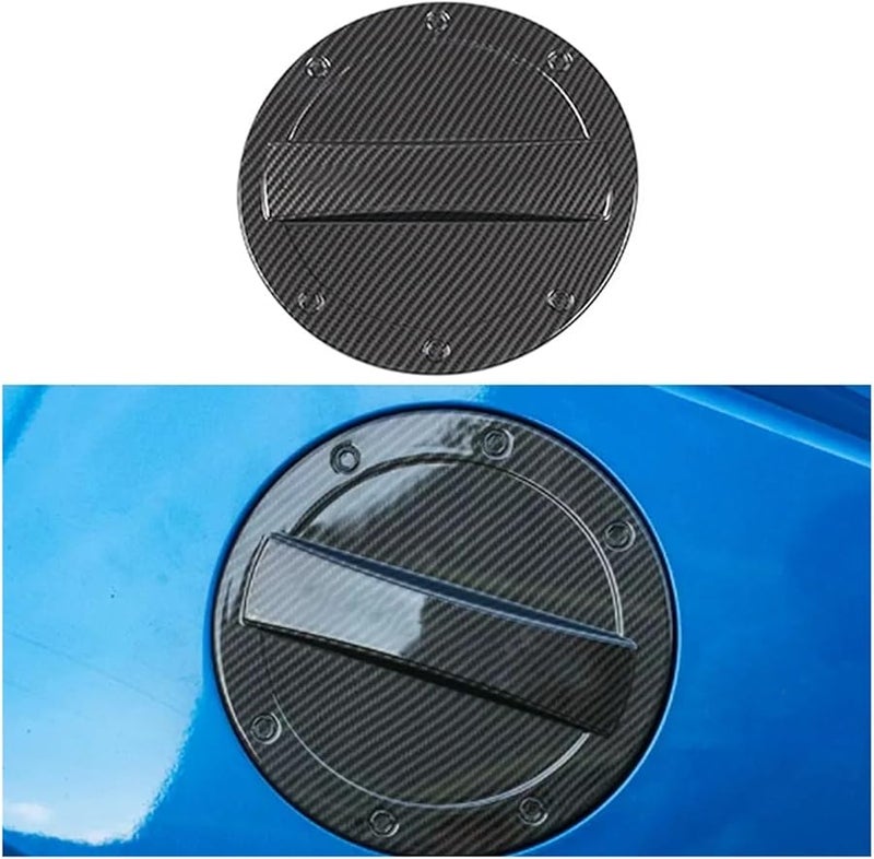 Carbon Fiber Look Gas Cap Cover For Chevrolet Camaro 2017 2022 Accessories - Image 3